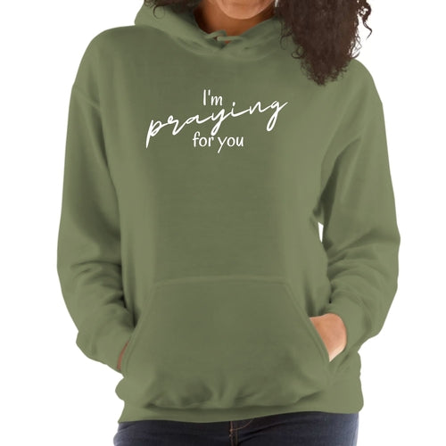 Cozy pullover with drawstring hood and long sleeves