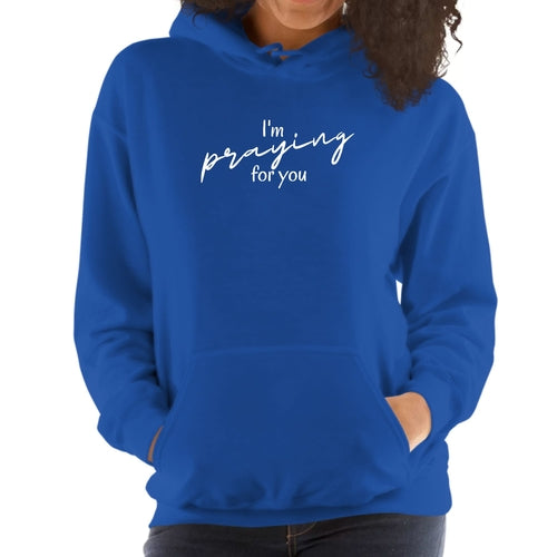 Inspirational hoodie with Christian message on front
