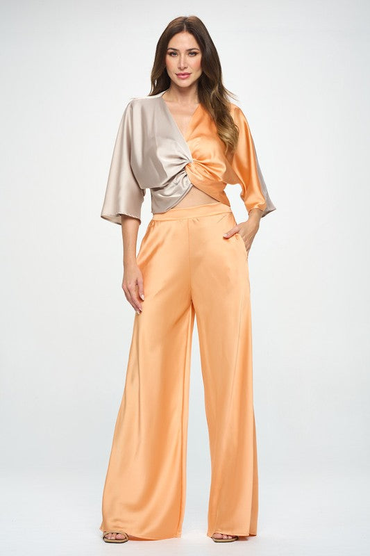 Wide Leg Stretch Pants Styled for Casual and Work