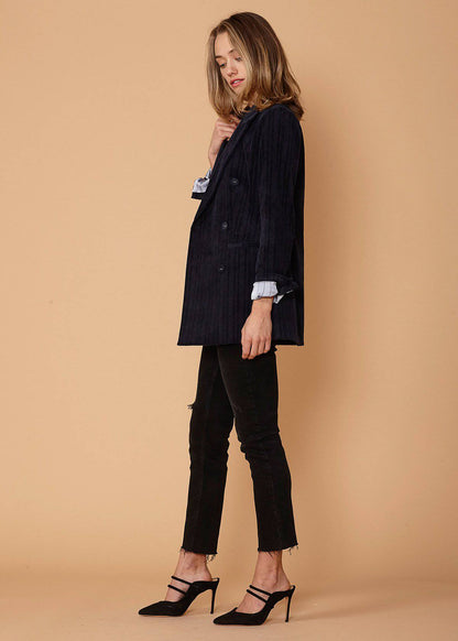 Women’s Cotton Corduroy Jacket with Welt Pockets