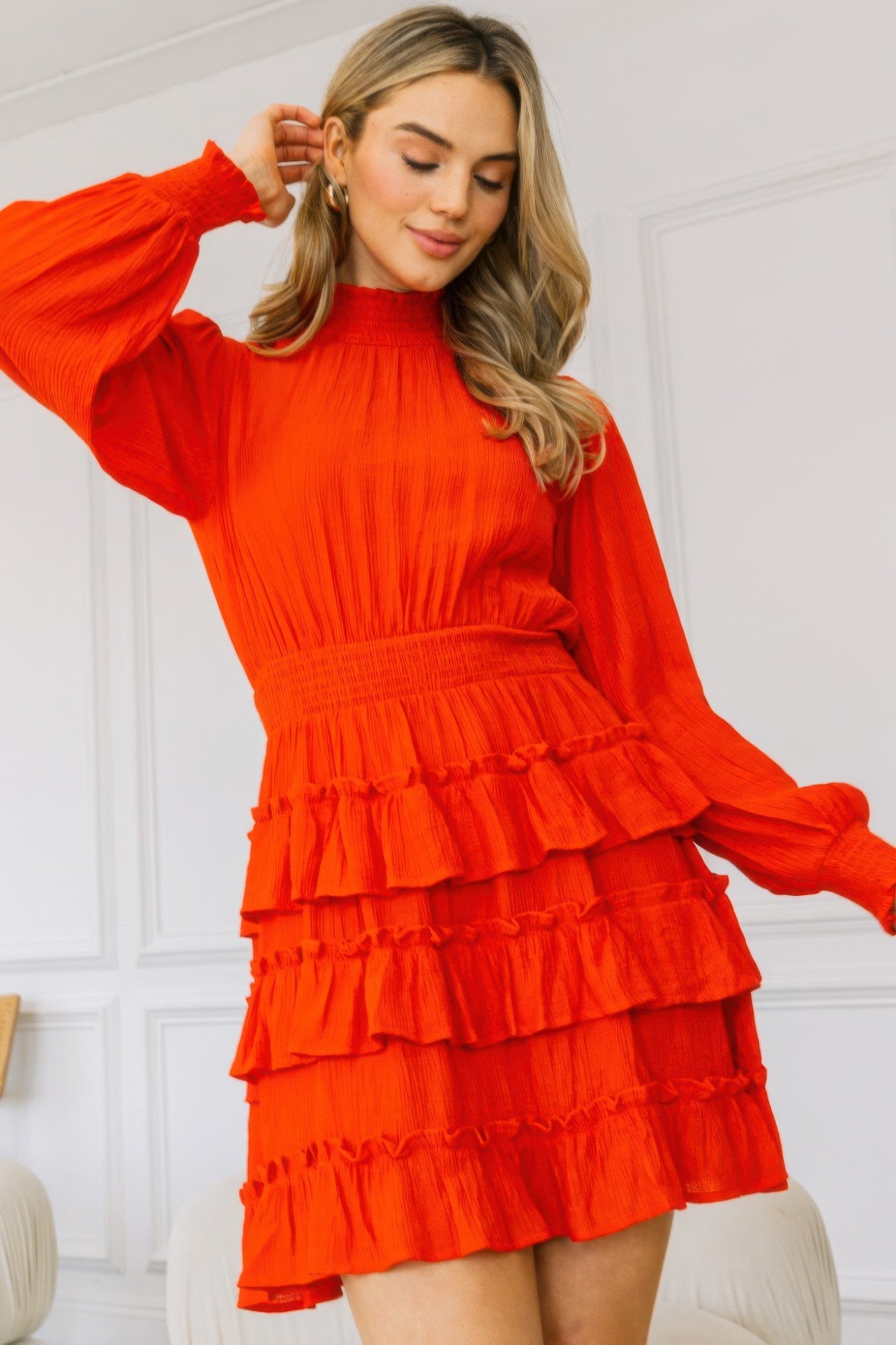 Bold Red Dress Styled for Casual or Formal Events