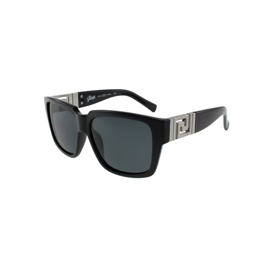 Jase New York Victor sunglasses in silver with rectangular frame