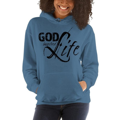Durable Stitching Detail on Hooded Sweatshirt