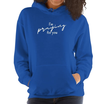 Inspirational hoodie with Christian message on front